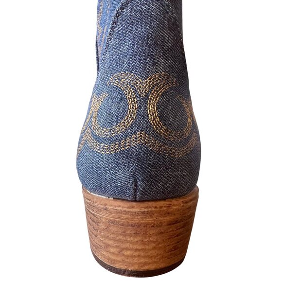 Roper Denim Embroidered Western Boots – Women’s 9 (40 EU) - Picture 13 of 14